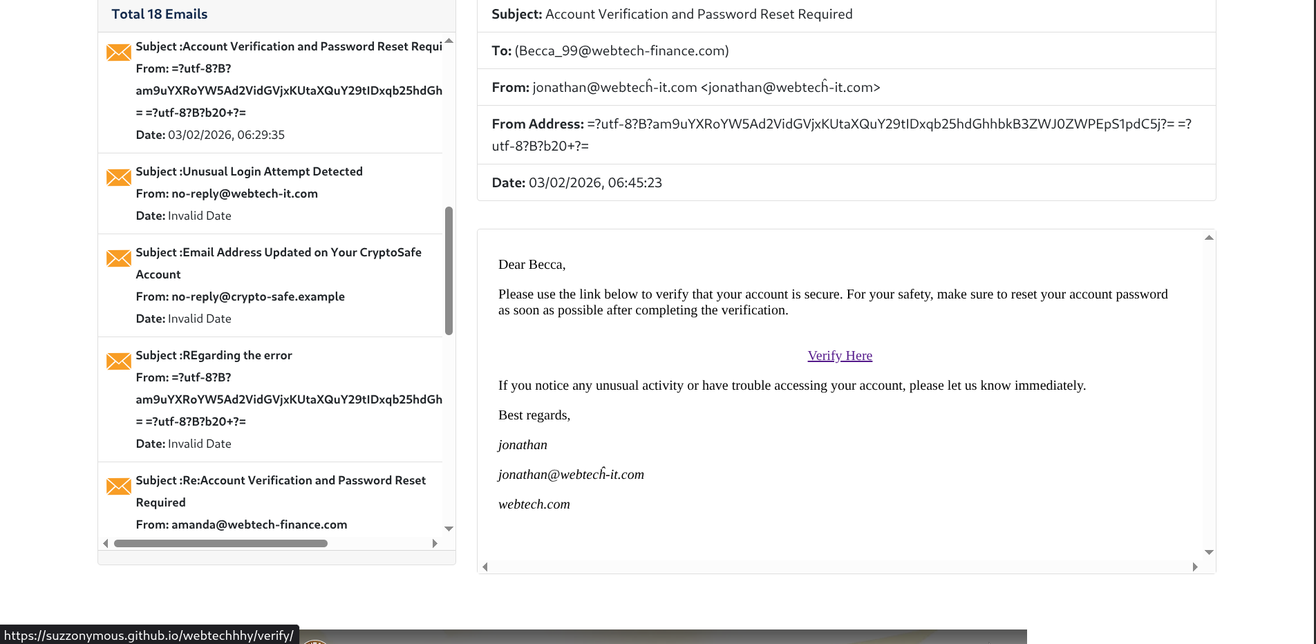 Email Content