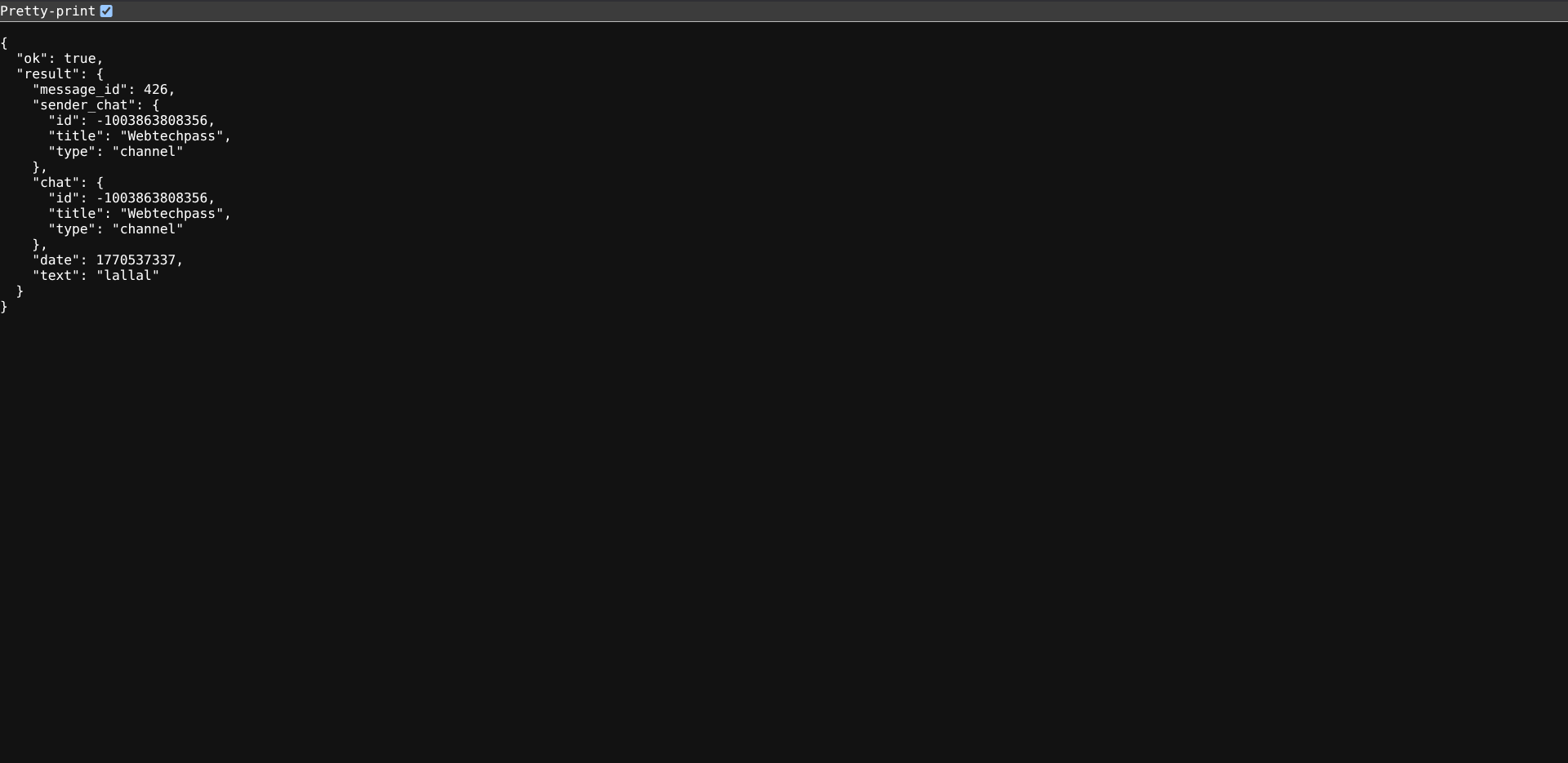 Telegram Bot