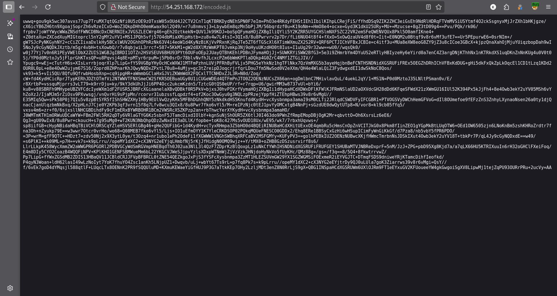 encoded.js Screenshot